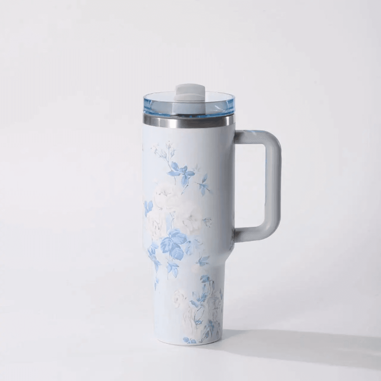 Blue Flower Tumbler 40oz