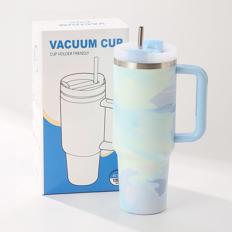 Cool Serene Brushstroke Tumbler