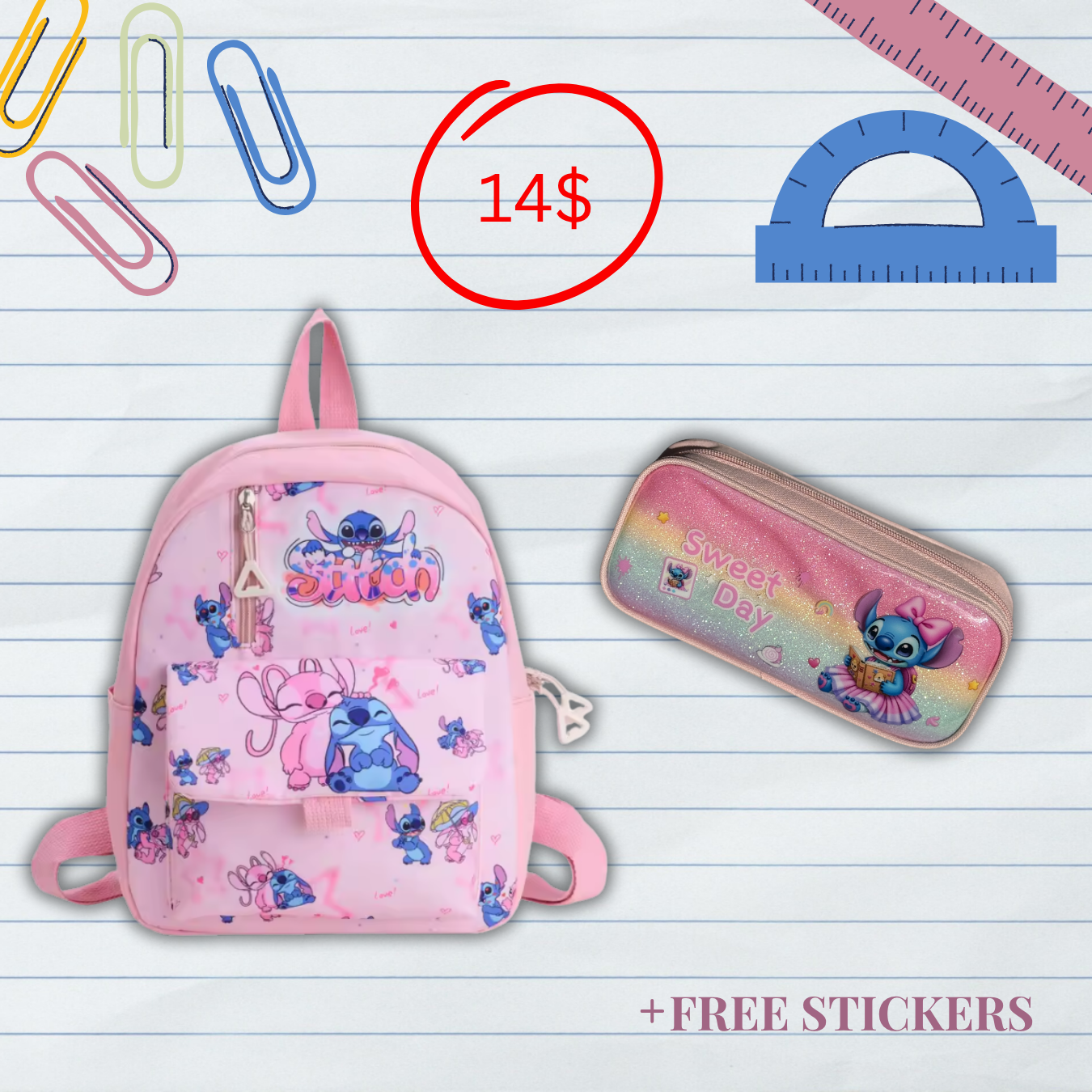 Stitch Back To School Set