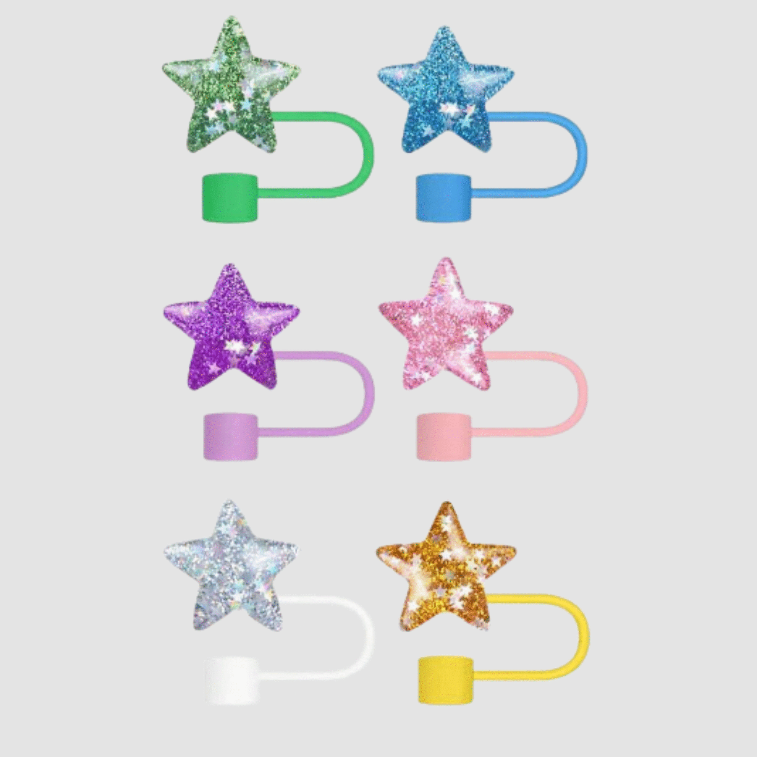 Shiny Star Straw Cover