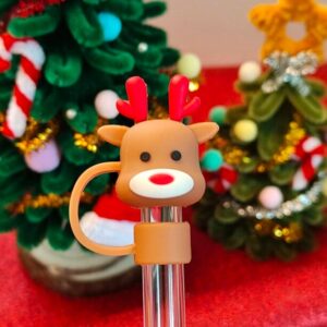 Santa's Elf Straw Cover