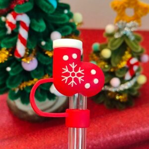 Santa's Boot Straw Cover